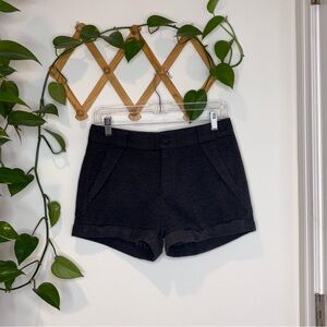 ZARA Core Denim Trafaluc Collection Grey Wool Shorts